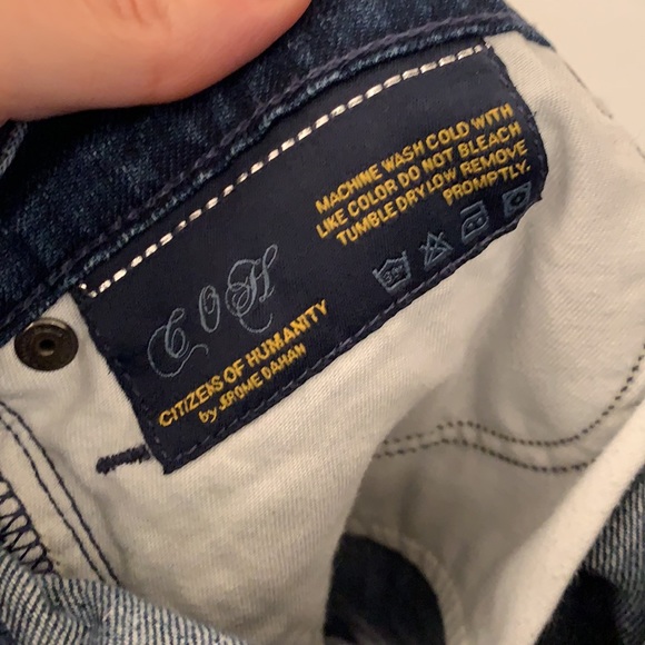 Citizens of Humanity Denim Jean shorts 27 - Picture 4 of 5